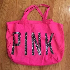 PINK Victoria’s Secret hot pink bag